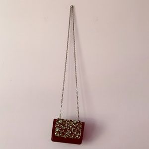 Betsey Johnson Black Gem Crossbody